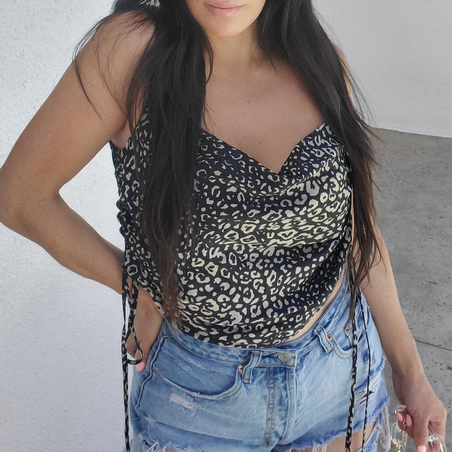 "Layla" Leopard Top